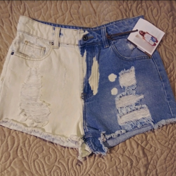 Lost in Lunar Pants - Gemini Shorts Denim